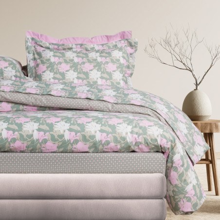 Σετ Σεντόνια Υπέρδιπλα 4 Τεμαχίων Das Home 3175 Green-Pink 240x260
