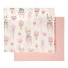 Σετ Σεντόνια Λίκνου 2 Τεμαχίων Greenwich Polo Club 8859 Pink-Ivory 70x120
