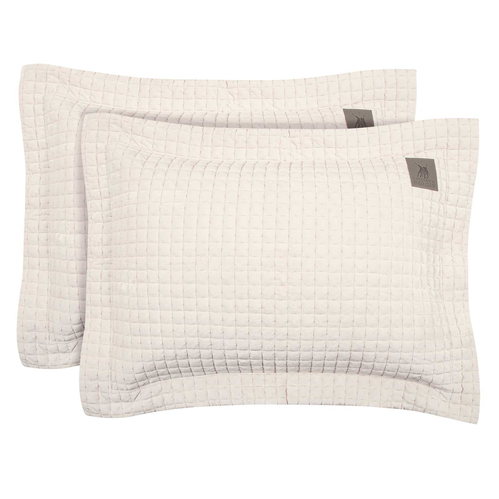 Σετ Μαξιλαροθήκες Διακόσμησης 2 Τεμαχίων Greenwich Polo Club 4429 Ivory 50x70+7