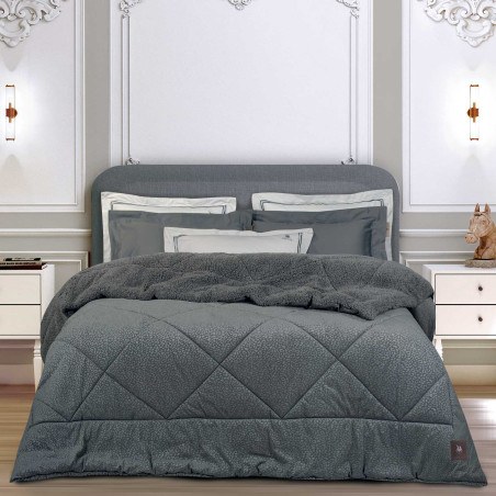 Κουβερτοπάπλωμα King Size με Γούνα Sherpa Greenwich Polo Club 4435 Grey 240x250