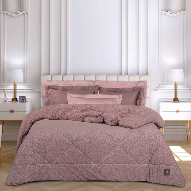 Κουβερτοπάπλωμα King Size με Γούνα Sherpa...