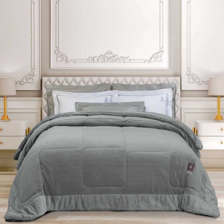 Κουβερτοπάπλωμα King Size με Γούνα Sherpa Greenwich Polo Club 3967 Grey 240x250