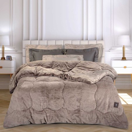 Κουβερτοπάπλωμα King Size Greenwich Polo Club 3953 Taupe 240x250