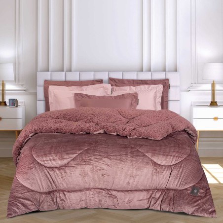 Κουβερτοπάπλωμα Υπέρδιπλο με Γούνα Sherpa Greenwich Polo Club 3957 Nude 220x240