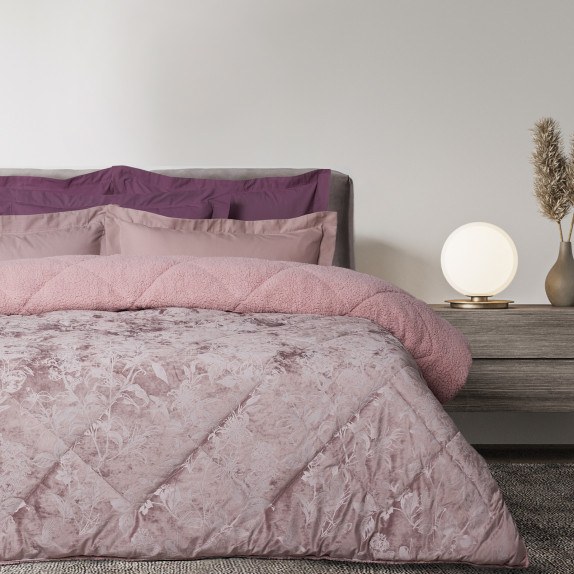 Κουβερτοπάπλωμα Μονό με Γούνα Sherpa Das Home 1377 Nude...