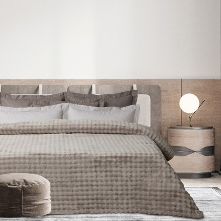 Κουβέρτα Fleece Μονή Das Home 1370 Taupe 160x220