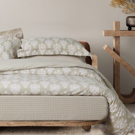 Σετ Παπλωματοθήκη Υπέρδιπλη 3 Τεμαχίων Das Home 9689 Taupe 220x240