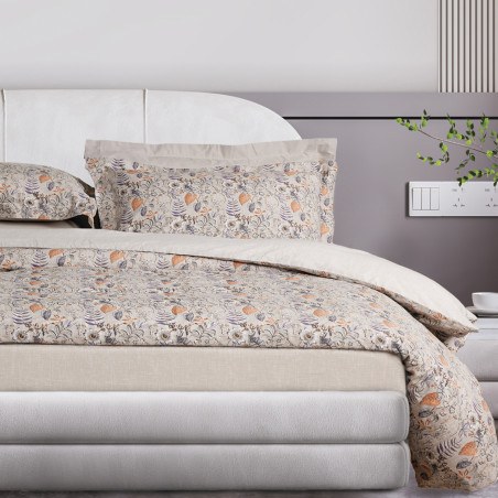 Σετ Παπλωματοθήκη Μονή 2 Τεμαχίων Das Home 9687 Beige 160x240