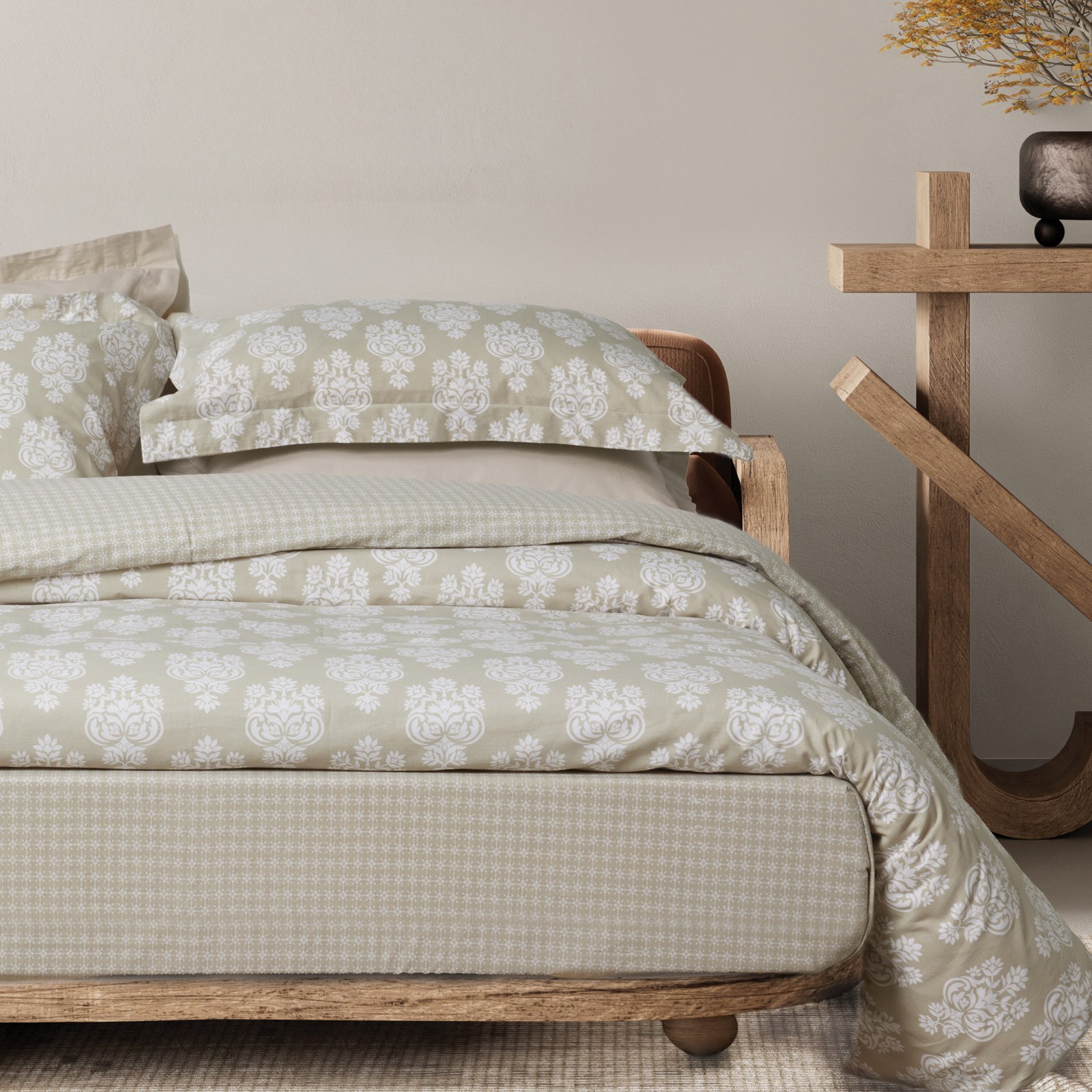 Σετ Παπλωματοθήκη Μονή 2 Τεμαχίων Das Home 9689 Taupe 160x240