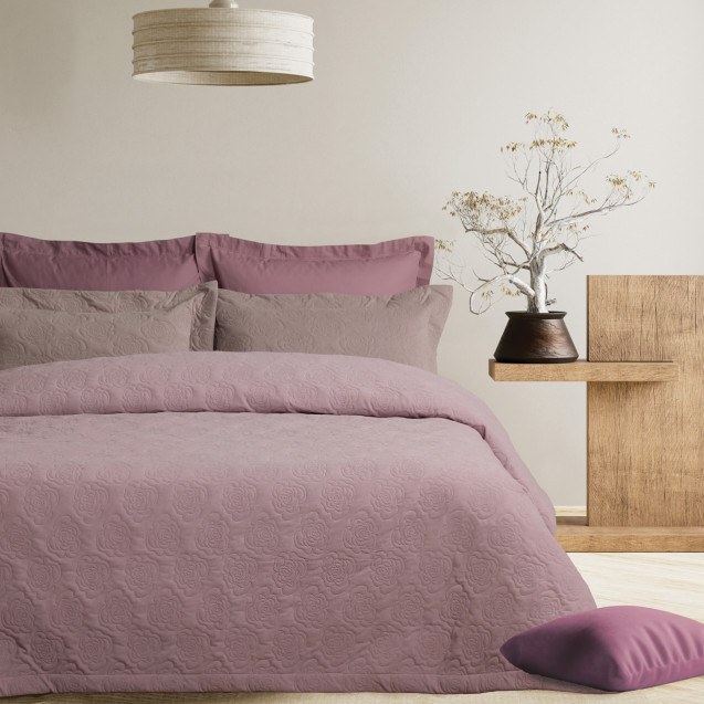 Κουβερλί King Size Das Home 0289 Lilac 240x250