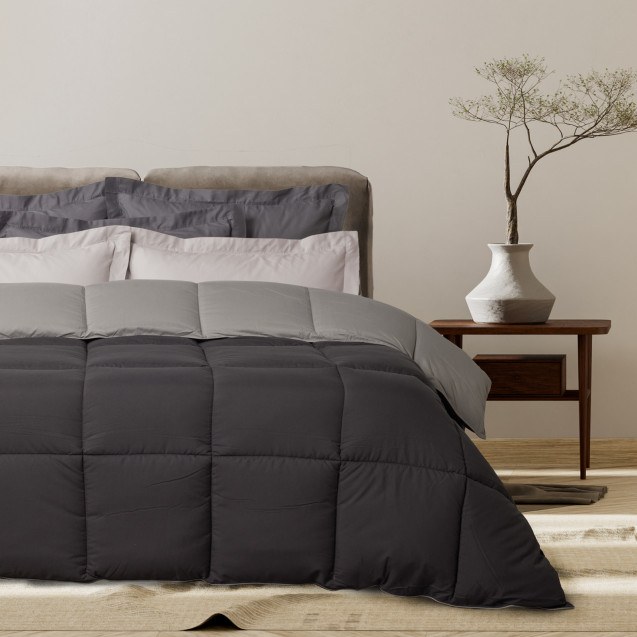 Πάπλωμα Υπέρδιπλο Das Home 9693 Grey-Black 220x240