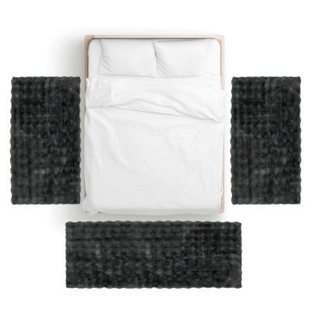 Ταπέτο Κρεβατοκάμαρας Γούνινο Greenwich Polo Club 3125 Graphite 75x200