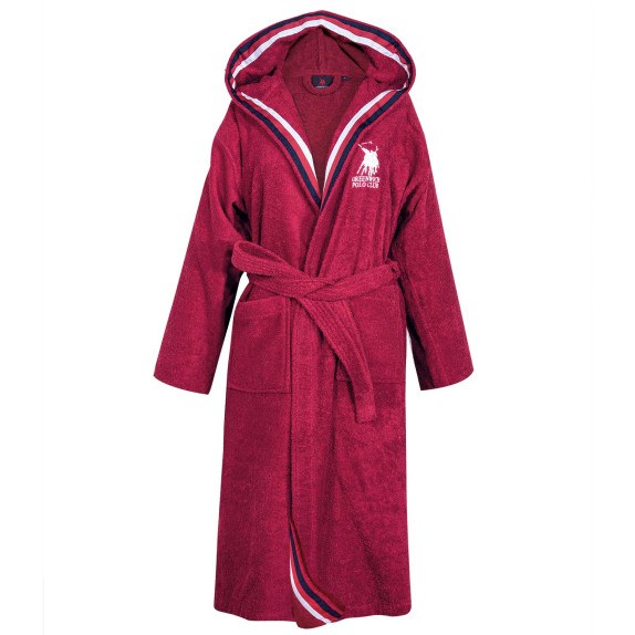 Μπουρνούζι Greenwich Polo Club 3061 Bordeaux XX-LARGE