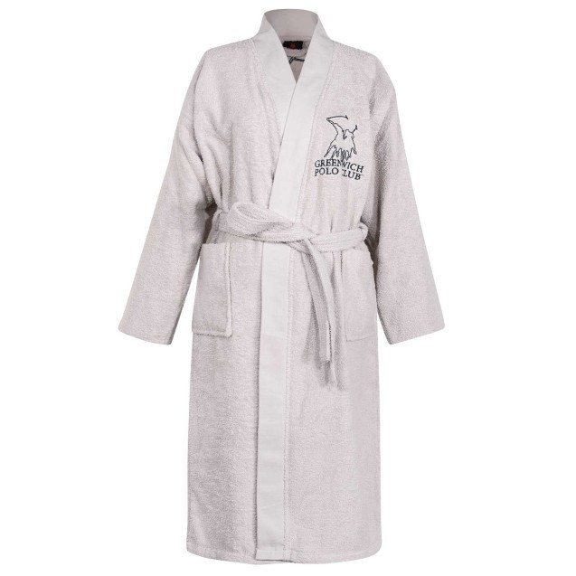 Μπουρνούζι Greenwich Polo Club 3213 Light Grey...