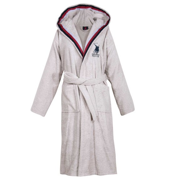 Μπουρνούζι Greenwich Polo Club 3064 Grey SMALL