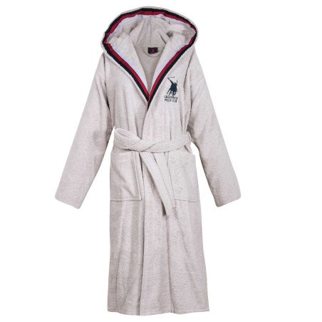 Μπουρνούζι Greenwich Polo Club 3064 Grey MEDIUM