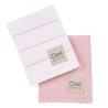 Σετ Ποτηρόπανα 2 Τεμαχίων Das Home 0828 White-Pink 30x50