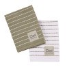 Σετ Ποτηρόπανα 2 Τεμαχίων Das Home 0822 Green-White 30x50
