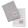 Σετ Ποτηρόπανα 2 Τεμαχίων Das Home 0824 Grey-White 30x50