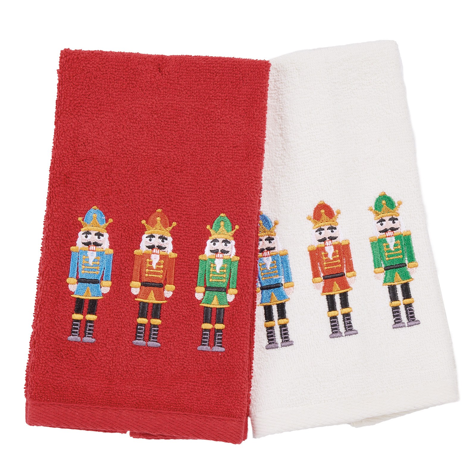 Χριστουγεννιάτικο Σετ Πετσέτες 2 Tεμαχίων Das Home 0810 Red-White 30x50