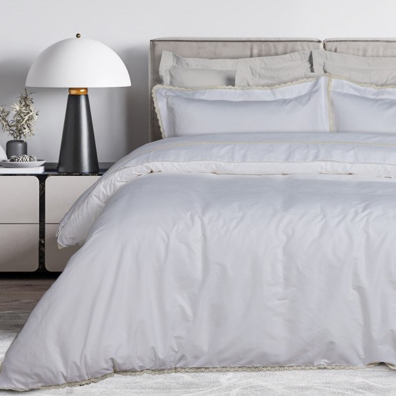 Σετ Σεντόνια King Size 4 Τεμαχίων Das Home 1708 White...