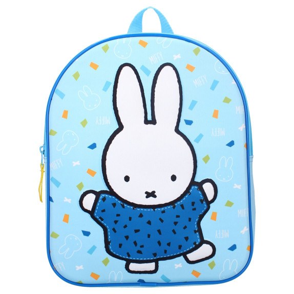 Σακίδιο 3D Miffy Always Be You Blue 32x26x11
