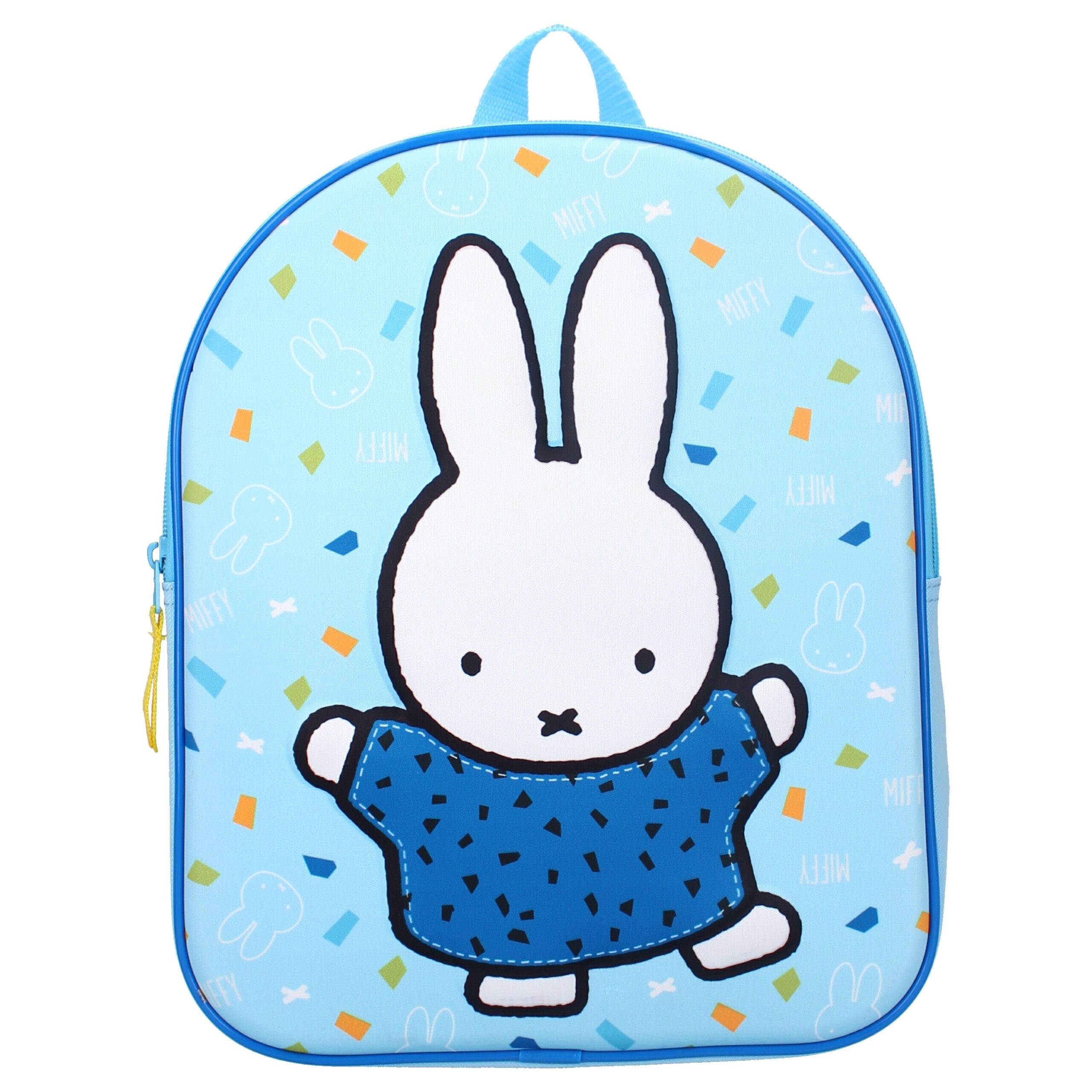 Σακίδιο 3D Miffy Always Be You Blue 32x26x11