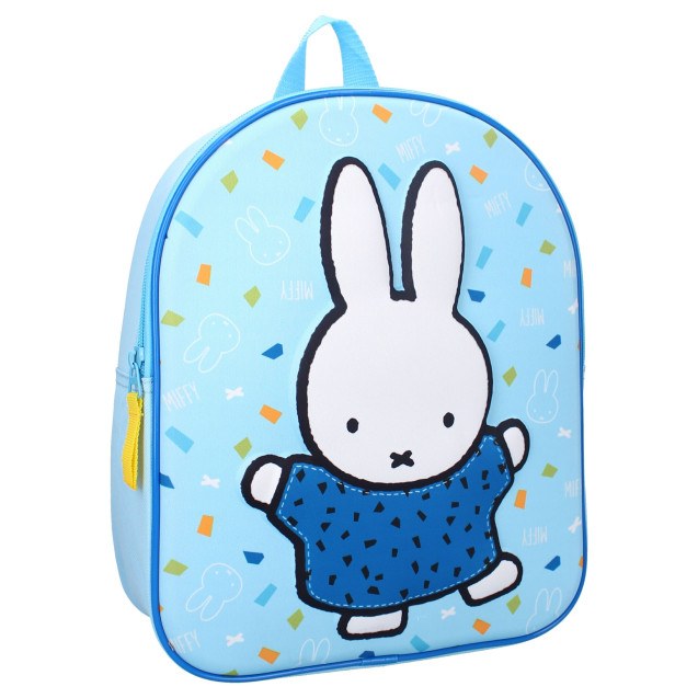 Σακίδιο 3D Miffy Always Be You Blue 32x26x11