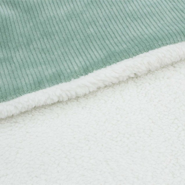 Κουβέρτα 75x100cm Sherpa Μέντα Τrois Kilos Sept