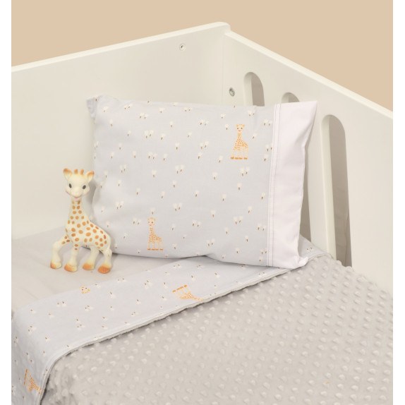 Κουβέρτα Λίκνου Διπλής Όψης Minky Des. 505 Sophie La Girafe