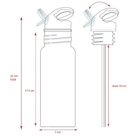 Παγούρι νερού 500ml Paw Patrol Take A Sip