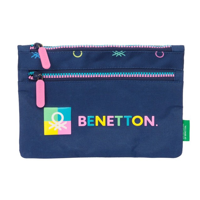 Μικρή θήκη με 2 φερμουάρ BENETTON Cool