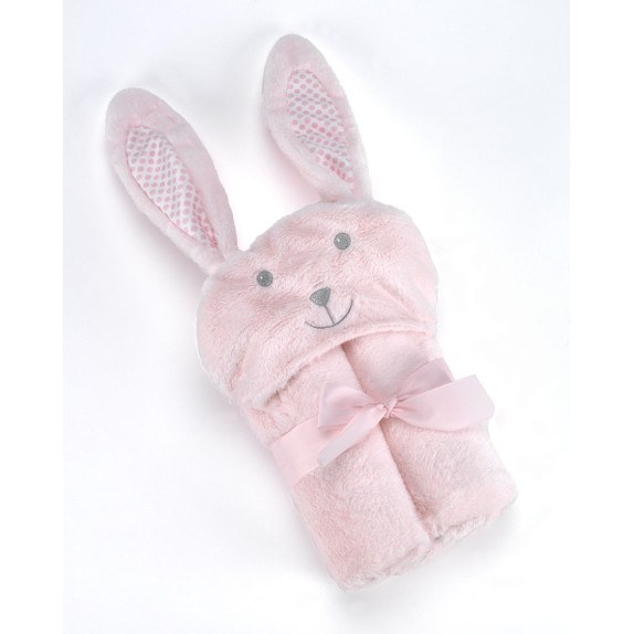 Κουβέρτα ΜORA POMPON RABBIT Ροζ 75Χ95 cm