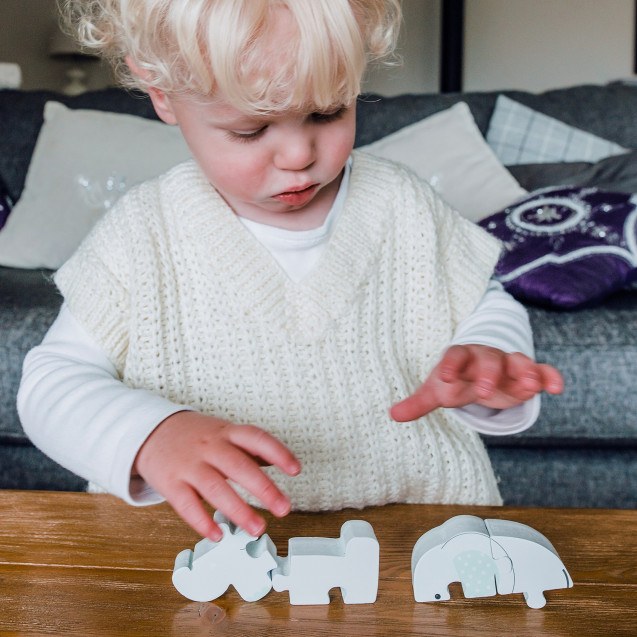 Ξυλινο Παζλ Ελεφαντάκι Orange Tree Toys (FSC®)