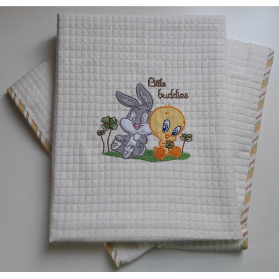 Κουβέρτα Πικέ 80Χ100cm BABY LOONEY TUNES