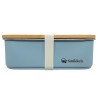 Lunch Box Με Καπάκι Από Bamboo 900ml Μπλε - Smikkels