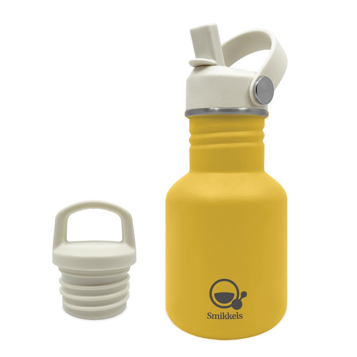 Μεταλλικό Παγούρι 350ml Κίτρινο Smikkels