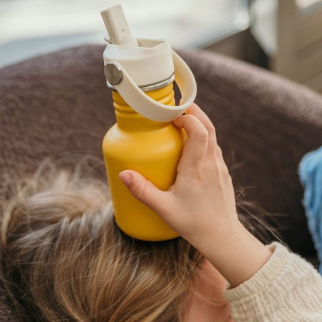 Μεταλλικό Παγούρι 350ml Κίτρινο Smikkels