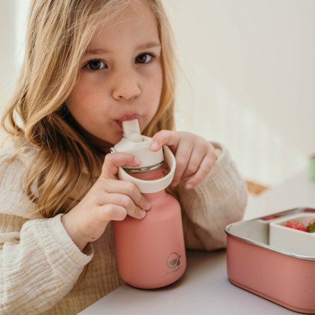 Μεταλλικό Παγούρι 350ml Ροζ Smikkels