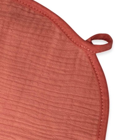 Λαβέτες Ώμου Σετ 2 Τεμ. Διπλής Όψης - Οργανικό Βαμβάκι-Μουσελίνα/ φόρτε - Ροζ - Smikkels