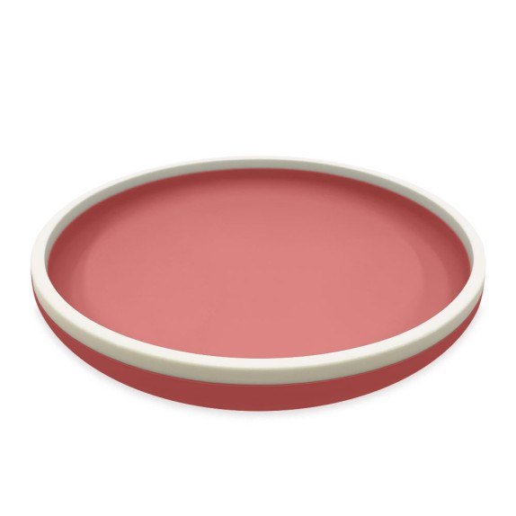 Πιάτο Σιλικόνης 18 cm - Ροζ - Smikkels