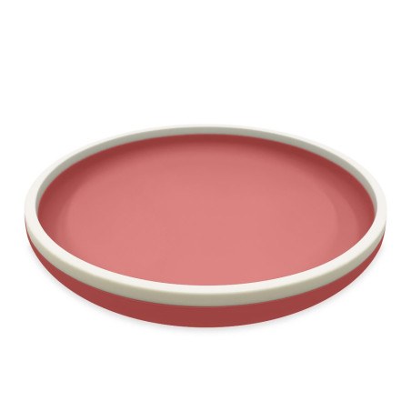 Πιάτο Σιλικόνης 18 cm - Ροζ - Smikkels