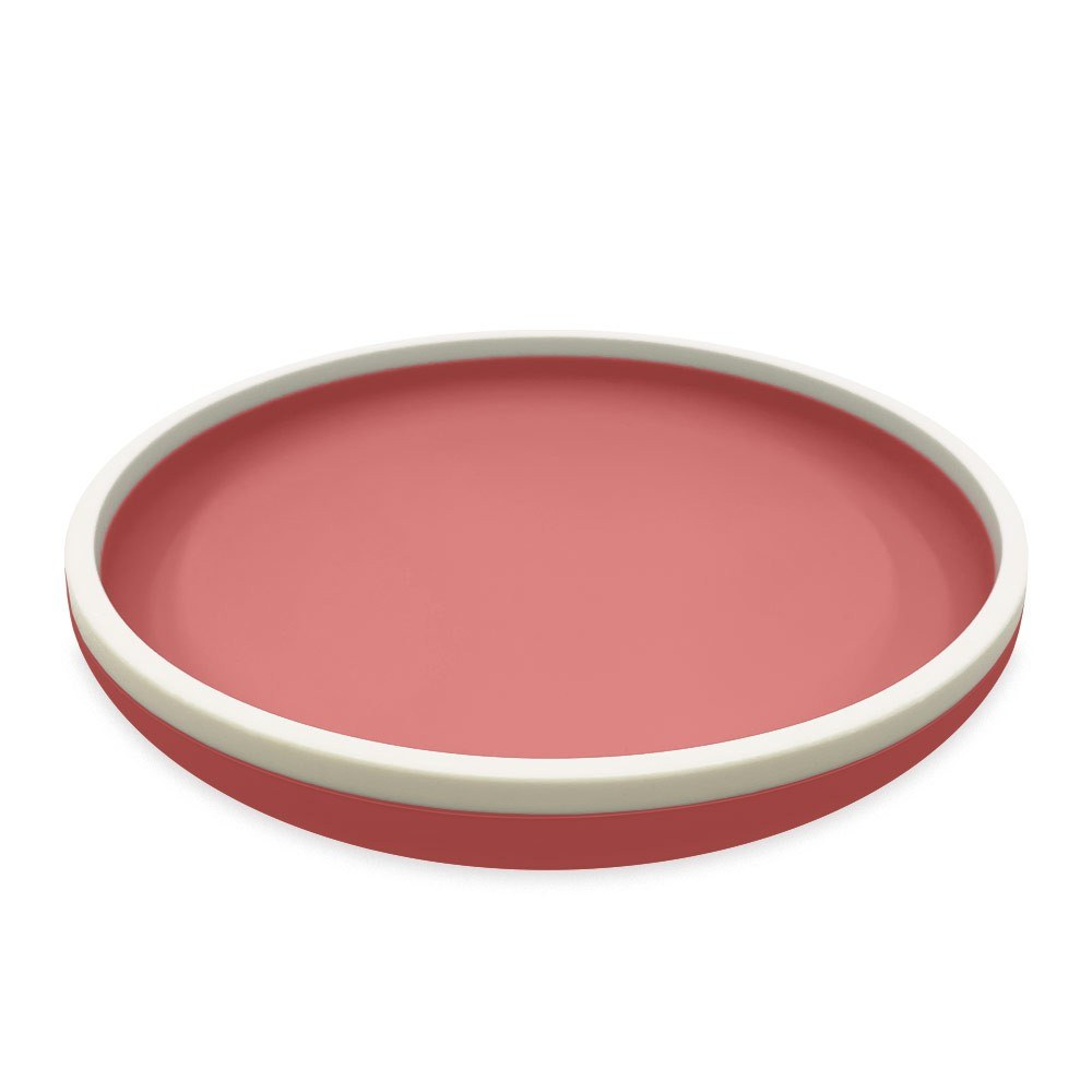 Πιάτο Σιλικόνης 18 cm - Ροζ - Smikkels