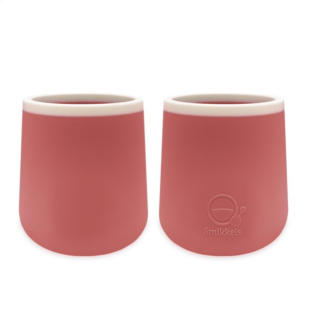 Ποτηράκια Σιλικόνης Σετ 2 Τεμ. - 175 ml Ροζ -...