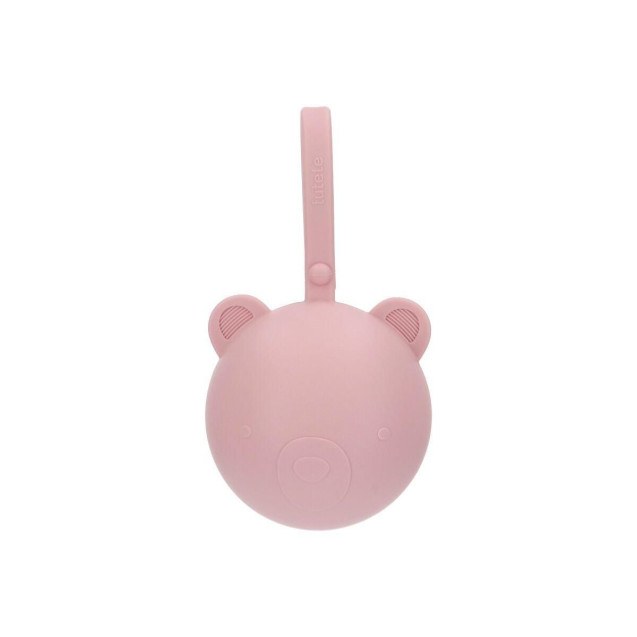 Θήκη για πιπίλες Bear Ροζ Tutete