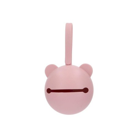 Θήκη για πιπίλες Bear Ροζ Tutete