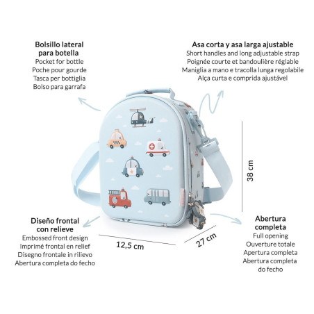 Ισοθερμική Τσάντα 3D City Cars - Tutete