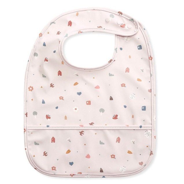 Αδιάβροχη Σαλιάρα με τσέπη Geometric Nature -...