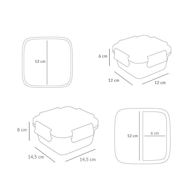 Φαγητοδοχείο με καπάκι ασφαλείας Little Red -...