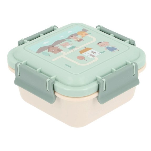 Φαγητοδοχείο με καπάκι ασφαλείας 3 Little Pigs  - Tutete